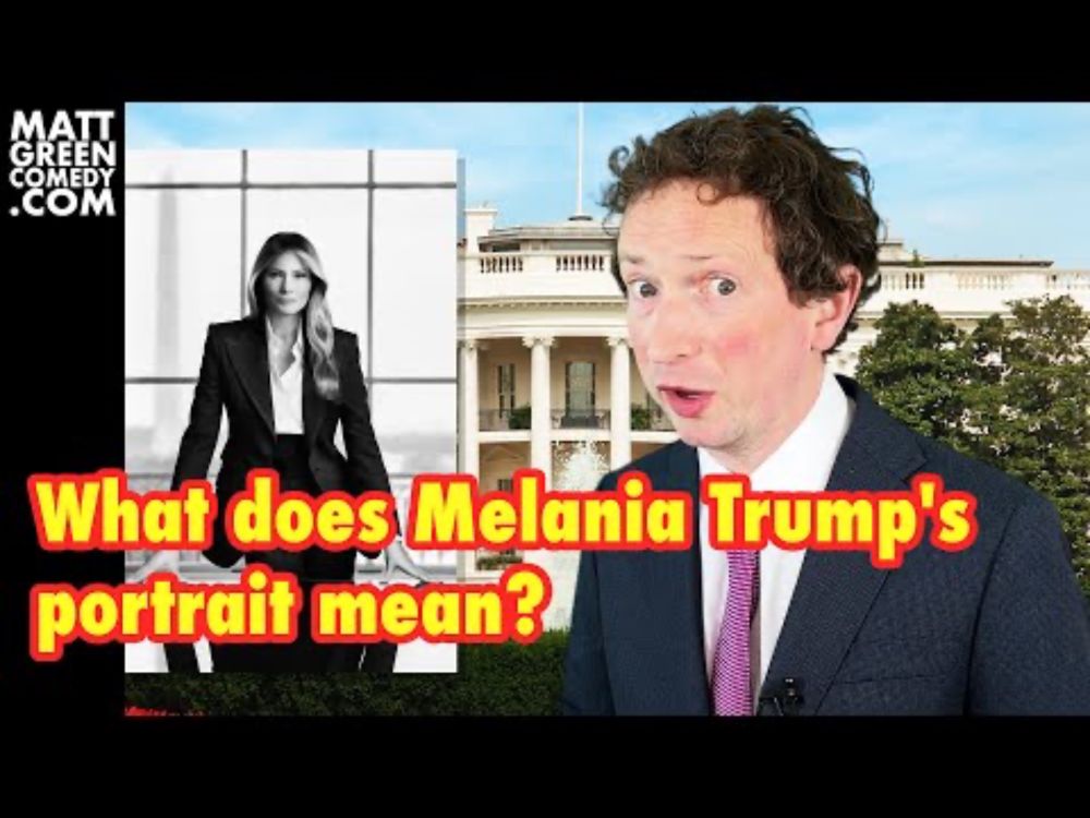 What does Melania Trump's portrait mean?