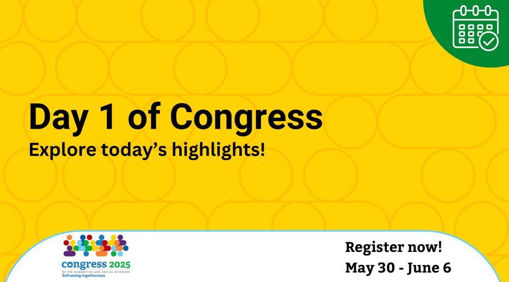 Text reads: Day 1 of Congress. Explore today's highlights. Logo of Congress 2025.
