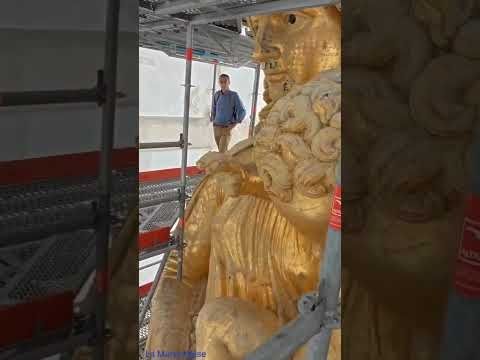 Visite de l'atelier de restauration de la Bonne Mère