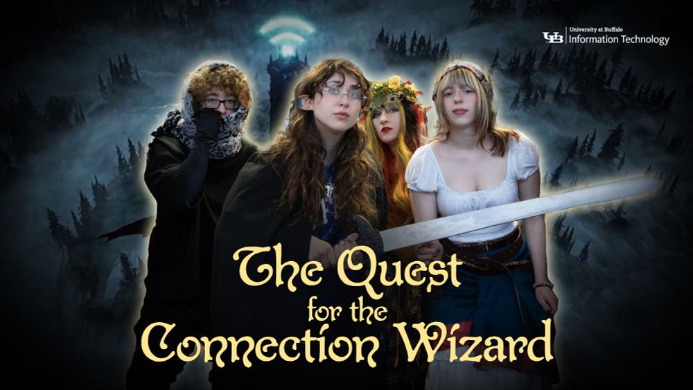 Title screen of The Quest for the Connection Wizrd