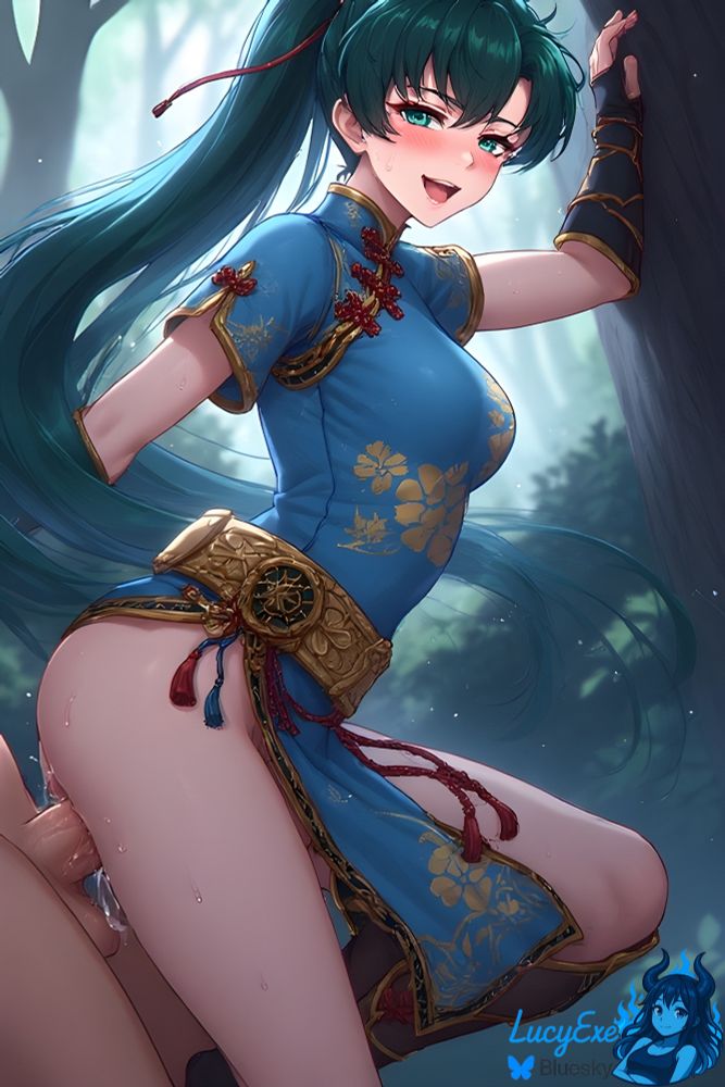 "On the battlefield I dominate with my sword… but in private, I’ll have you begging as I ride you into submission 💋⚔️ Don’t confuse mercy with pleasure, darling" 😈💙 #Lucyfiles #Lyn #FireEmblem #nsfw #ecchi #waifu #flirtyart #AI #TheBlazingBlade #FE7 #SwordGirl #AnimeGirl #rule34 #hentai #art
2/4