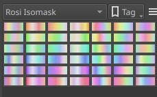Some of the gradients in the Rosi Isomask bundle