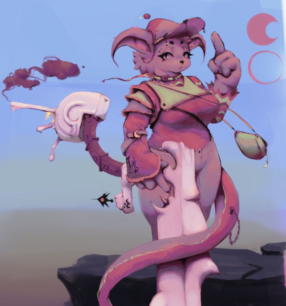 A closer crop of the previous image, focusing on the character herself.