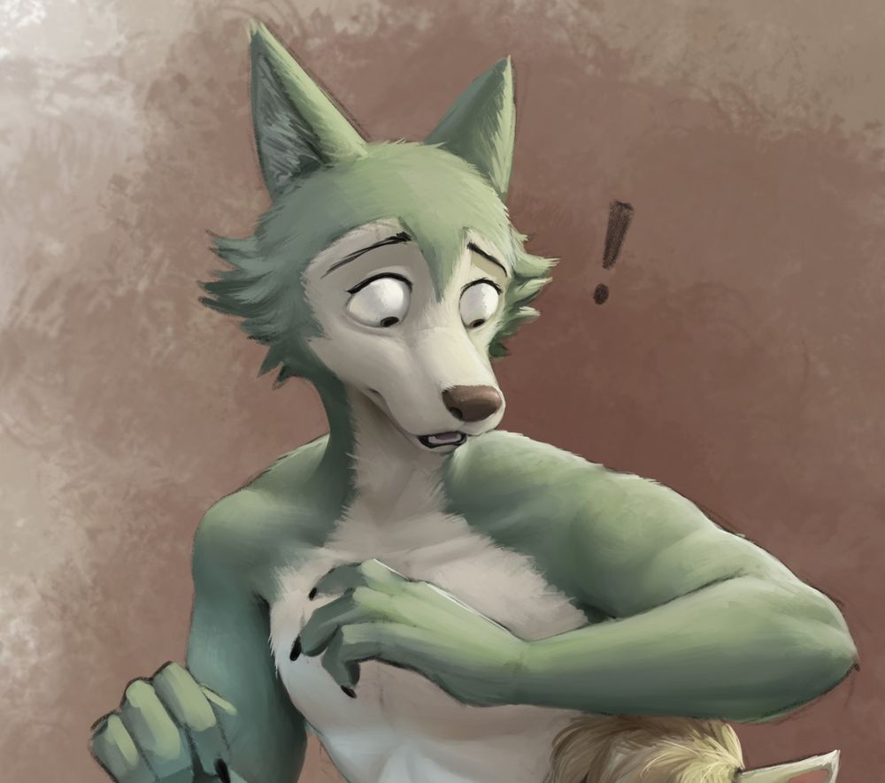 A surprised Legosi! Colour WIP