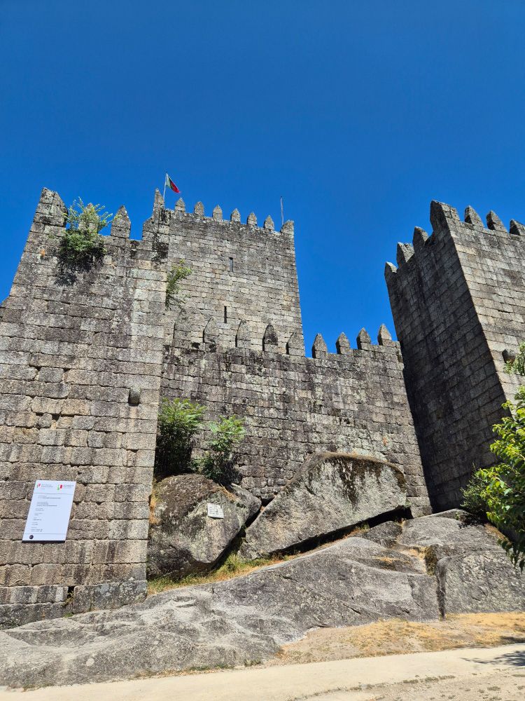 A fortified castle 