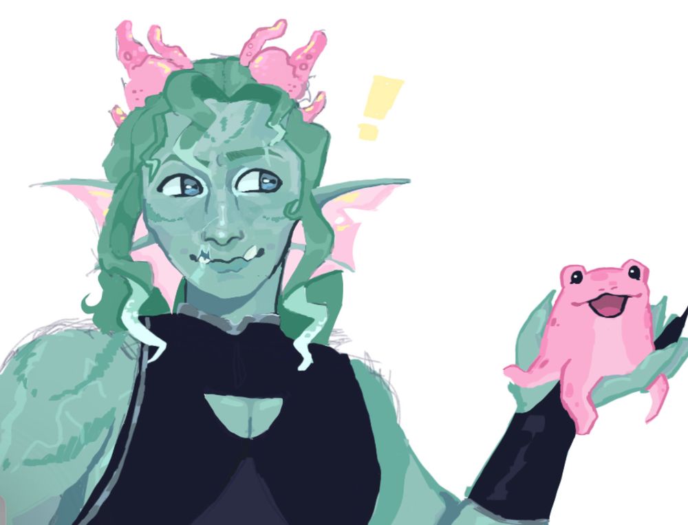 gillion tidestrider from Just Roll With It holding pretzel