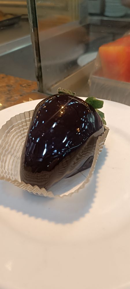 Morango do amor de chocolate