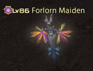 Screenshot of a level 86 Forlorn Maiden from FFXIV