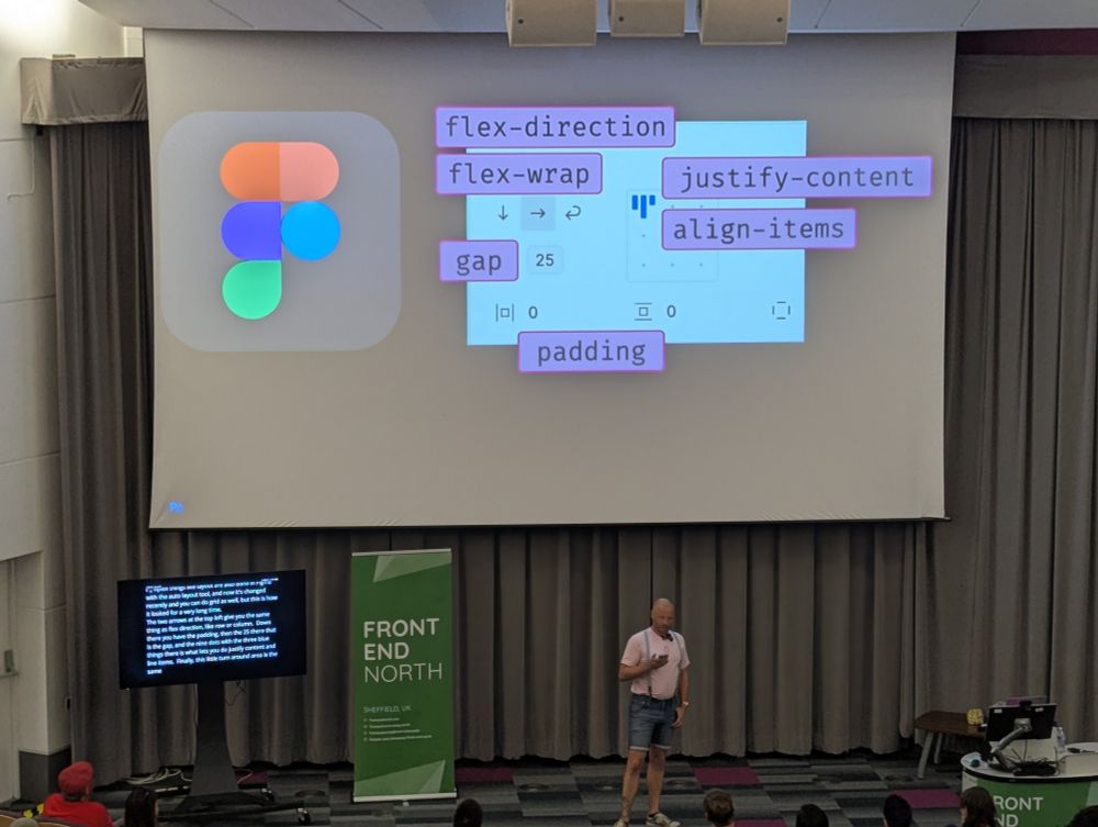 Nils overlays CSS properties on the Figma interface.