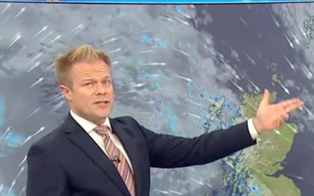 BBC Breakfast weatherman has some high hair.