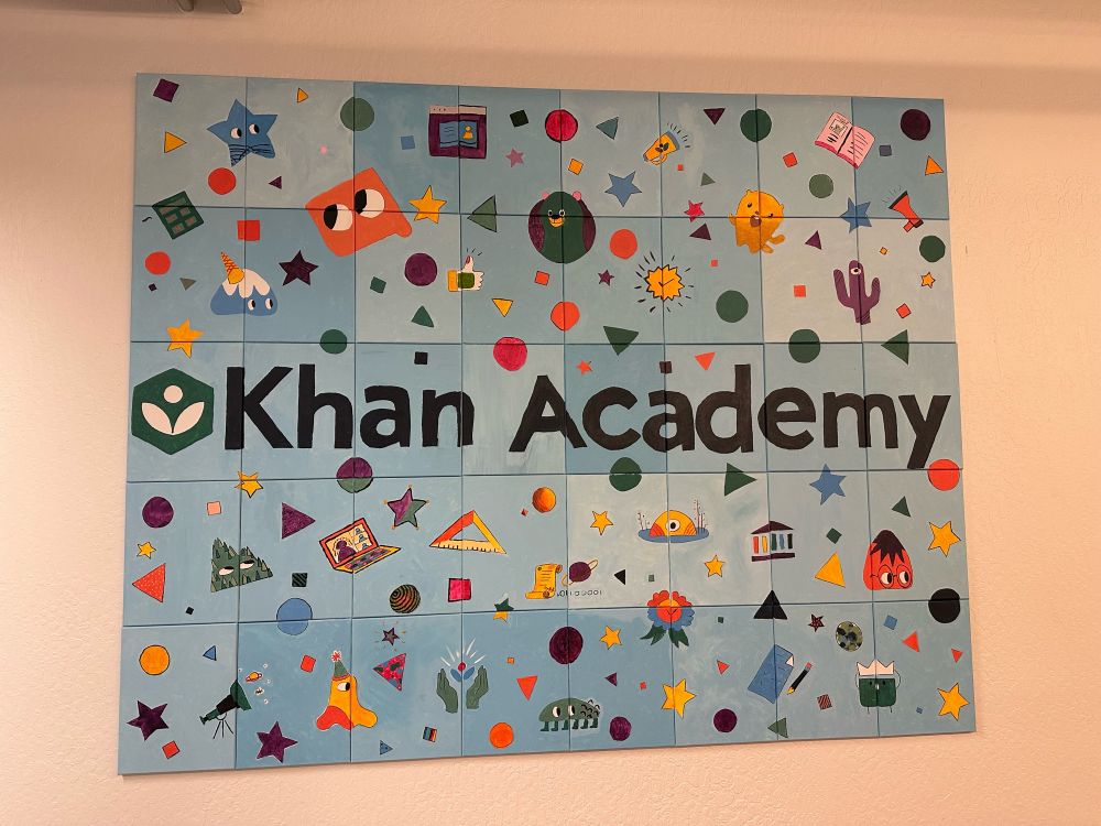 Artwork in the Khan Academy office 