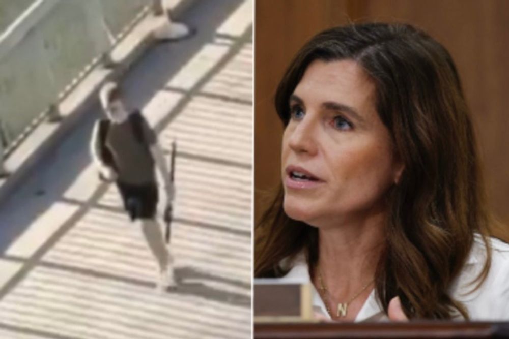 ‘She bravely alerted the public to the dangers of a guy carrying an umbrella,’ one commentator mockingly said about Mace