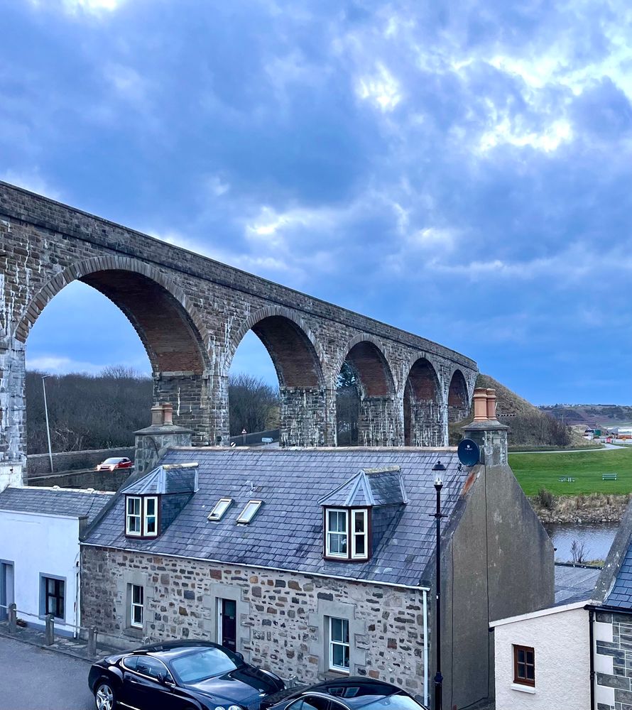 The famous Cullen viaduct from our window 