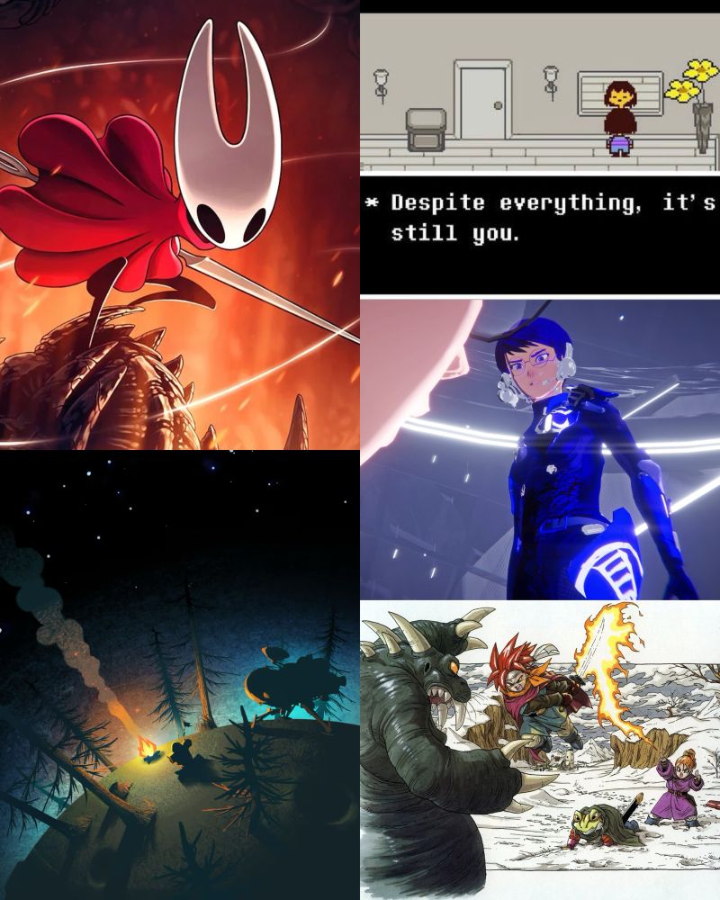Silksong, Outer Wilds, Undertale, 1000xResist, Chrono Trigger