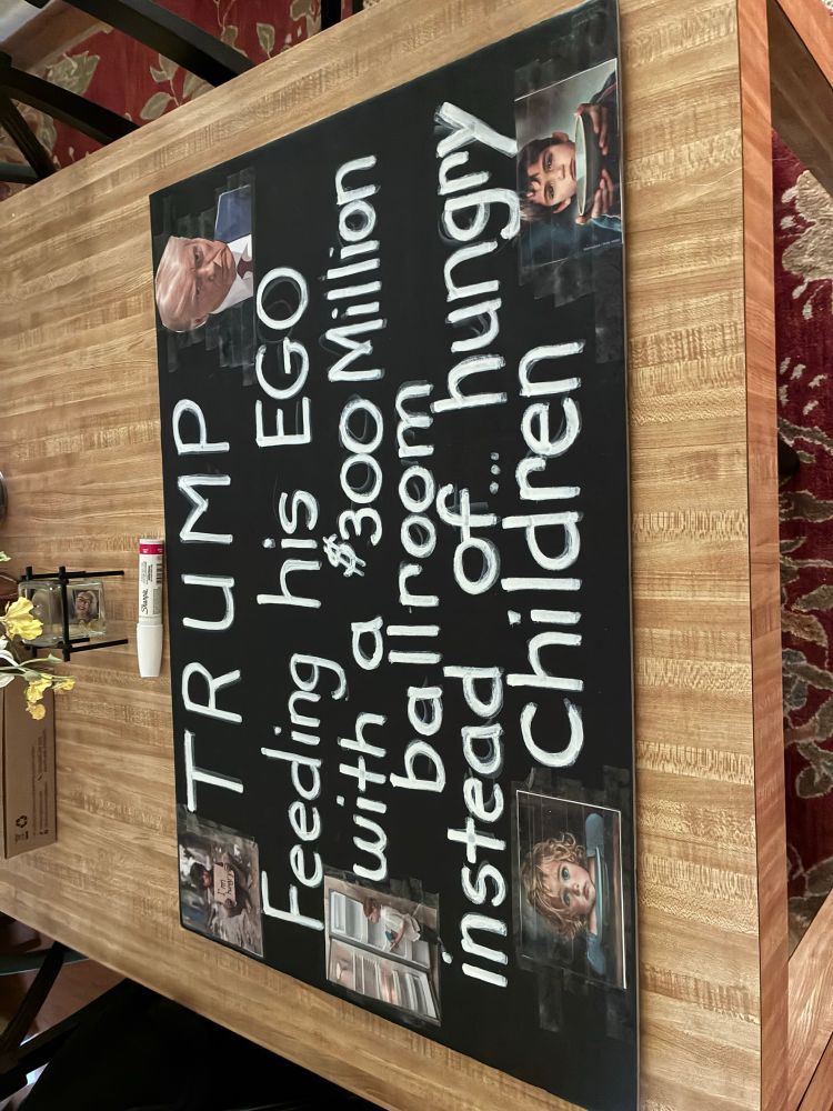 A couple of my protest posters. 