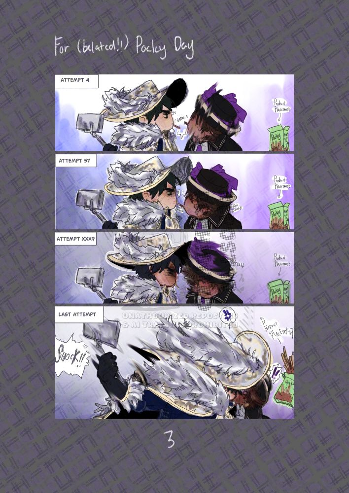 After many failed attempts, they manage to fulfill fan's request.