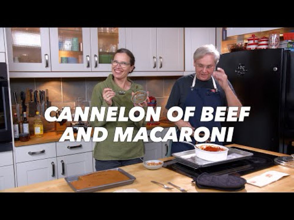 1800s Meatloaf Recipe - Cannelon Of Beef And Macaroni Casserole - Old Cookbook Show