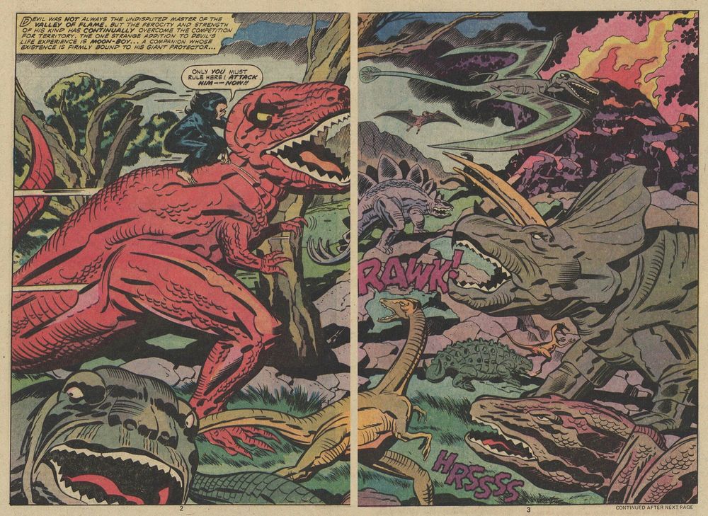 Jack Kirby, Devil Dinosaur #1 (1978)
