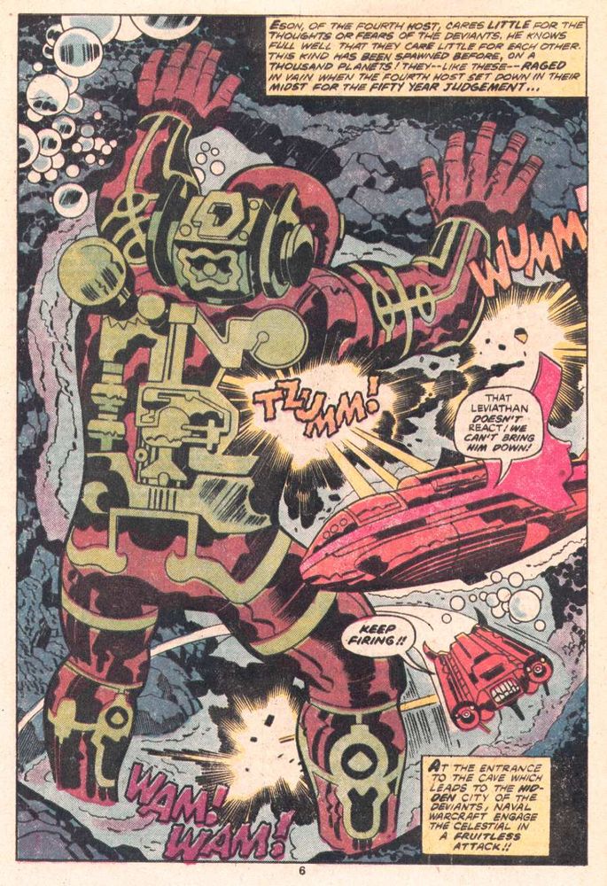 Jack Kirby, The Eternals #10 (1977)