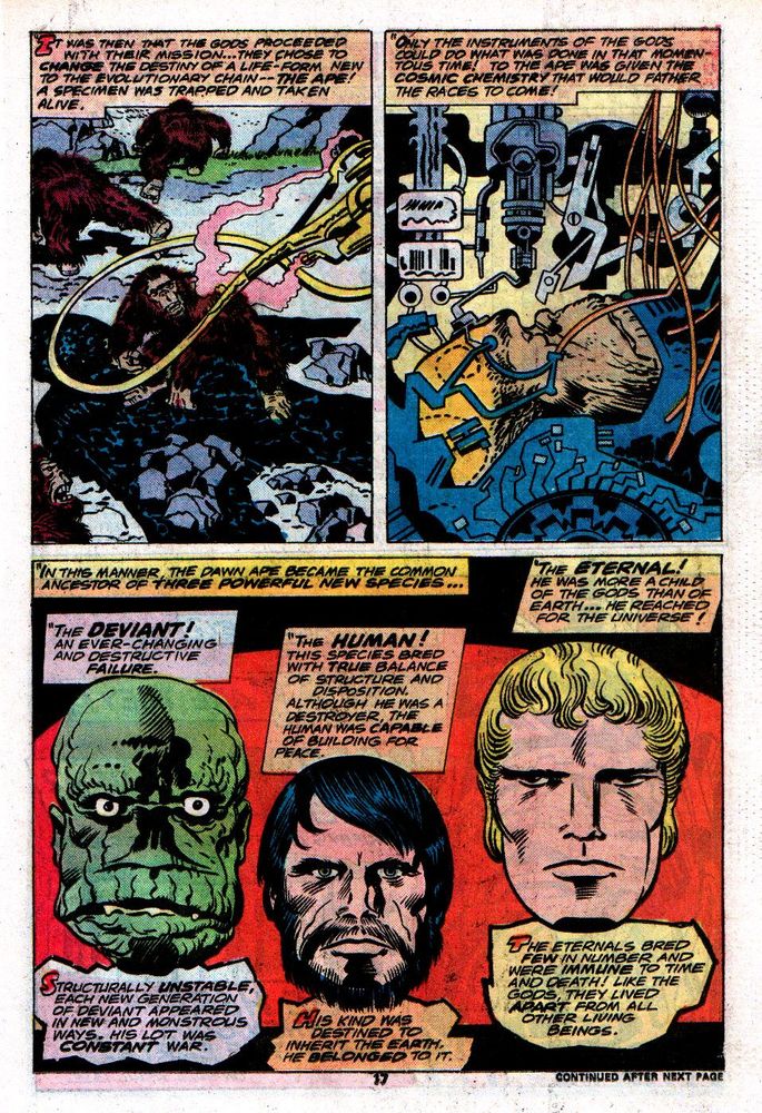 Jack Kirby, The Eternals #1 (1976)