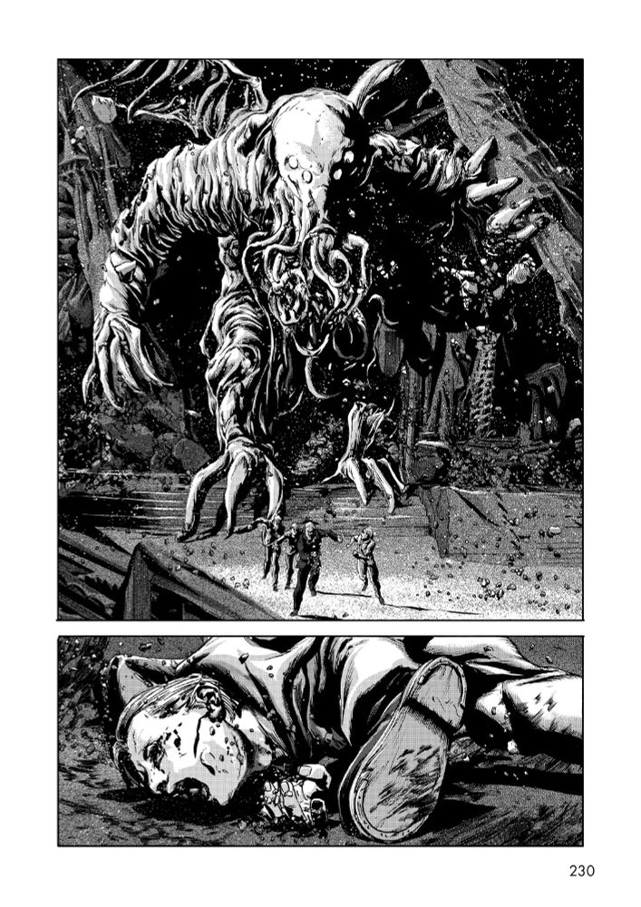 Gou Tanabe, HP Lovecraft's The Call of Cthulhu (2024), example pages