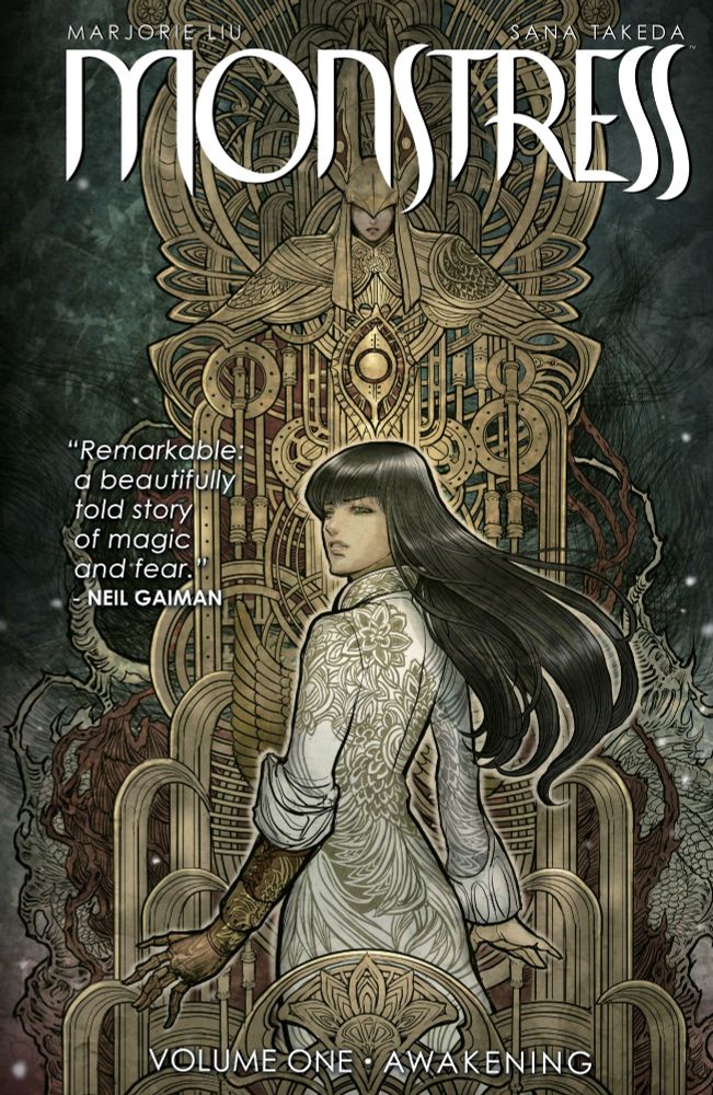 Marjorie Liu & Sana Takeda, Monstress vol. 1 (2016), cover