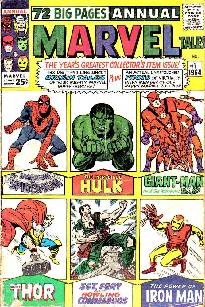 Marvel Tales Annual #1 (1964), cover