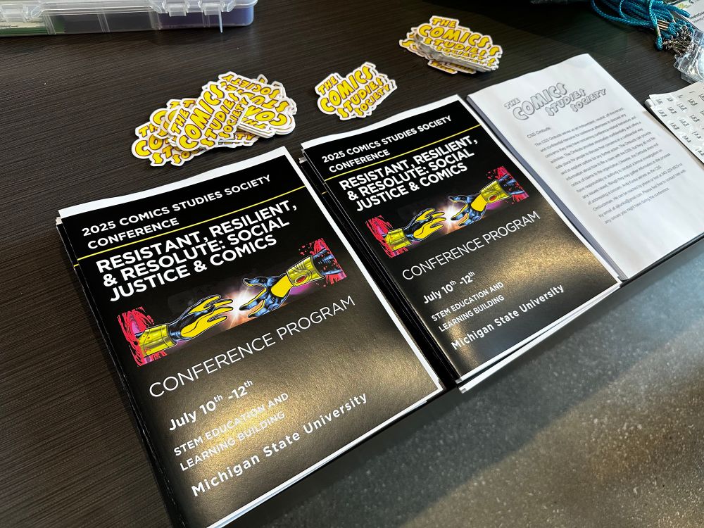 2025 Comics Studies Society conference programs