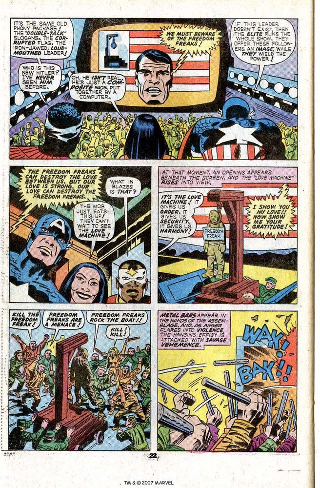 Jack Kirby, Captain America #195 (1976)