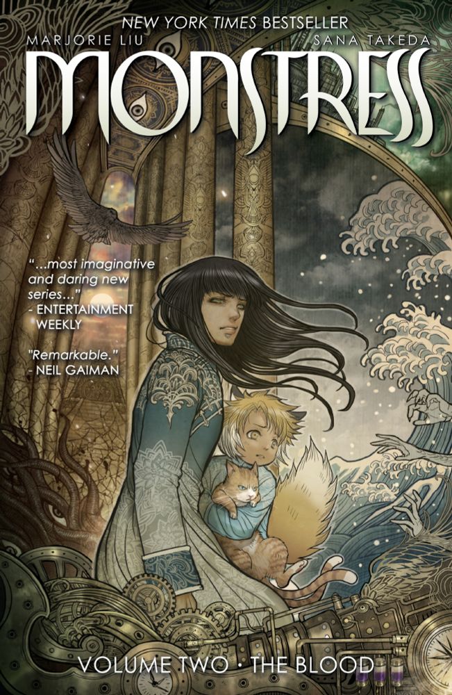 Marjorie Liu & Sana Takeda, Monstress vol. 1 (2016), cover