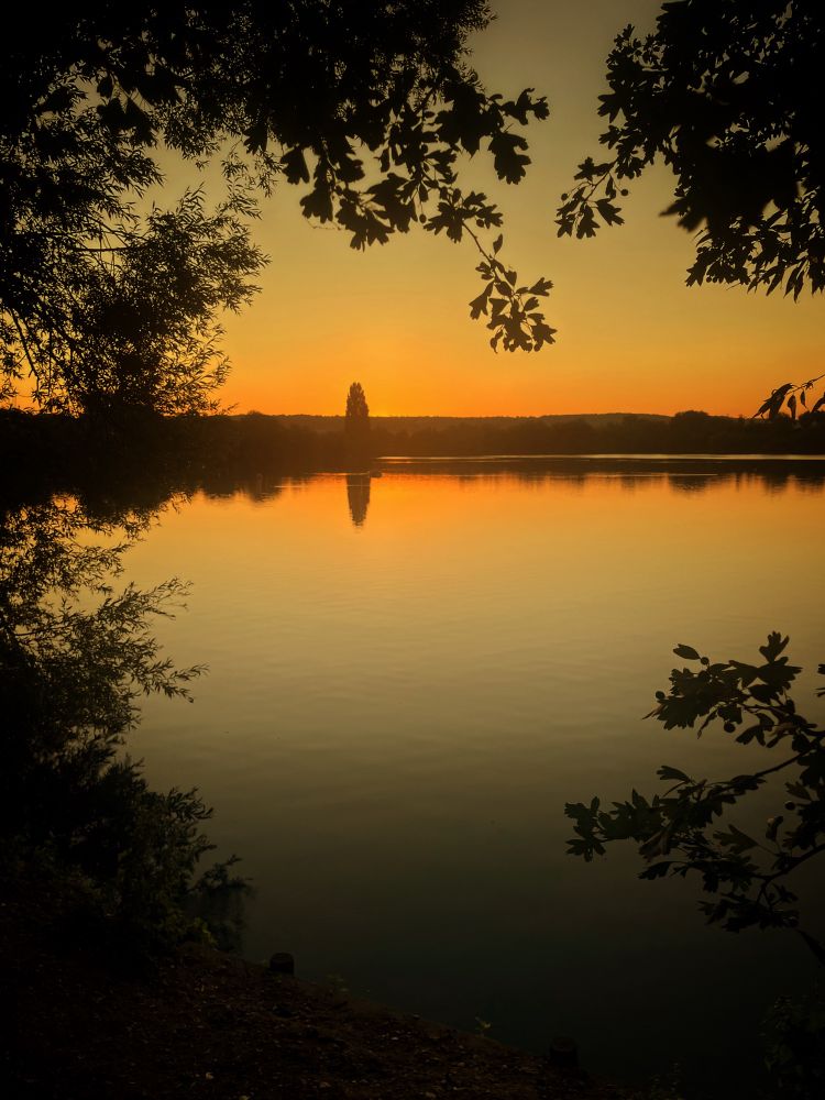 4:45 am view across the lake.
