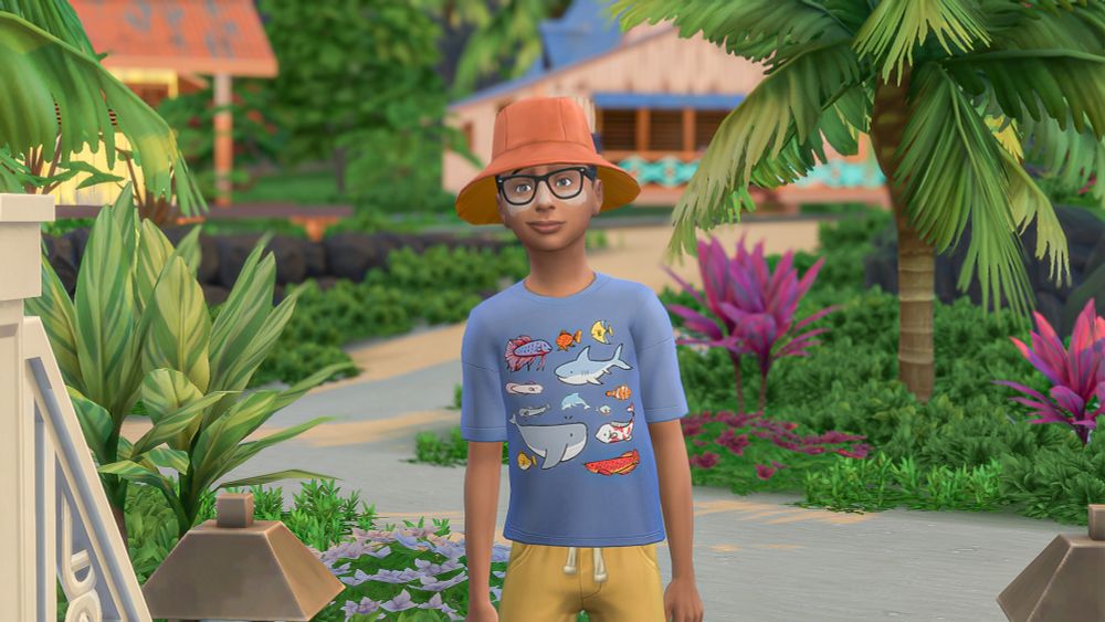 Meaghan has little Roman all protected from that Sulani heat. She knows he's a little sensitive. xD