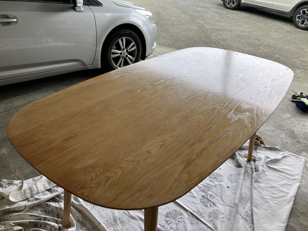 finished table