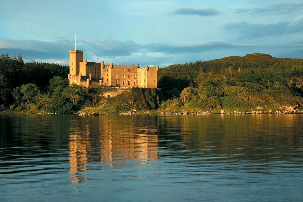 Dunvegan Castle on the Isle of Skye, ancestral home of the Clan MacLeod.