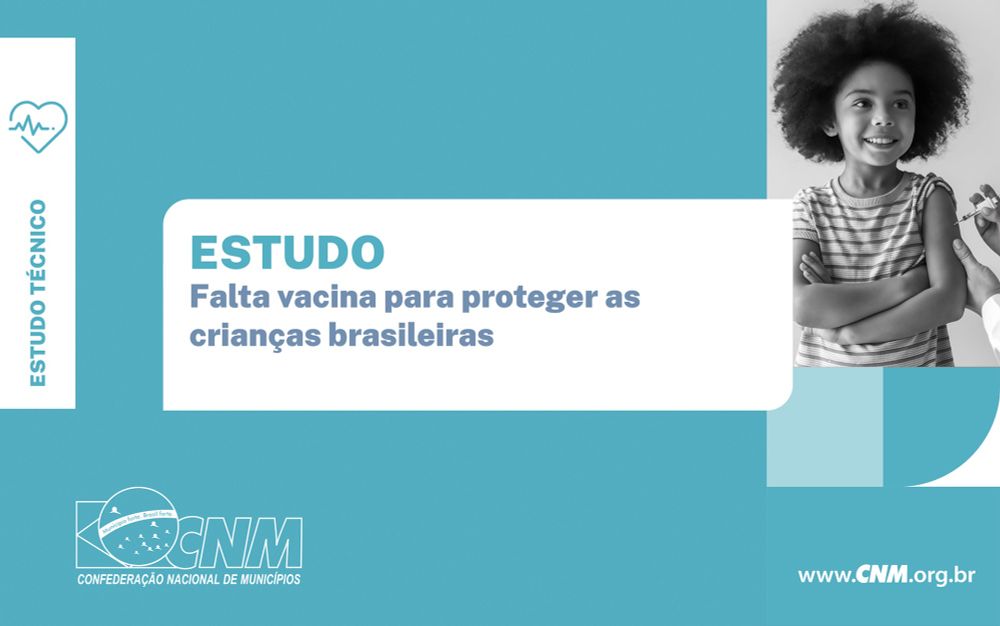 Seis em cada dez Municípios enfrentam falta de vacinas, revela pesquisa da CNM com mais de 2,4 mil gestores