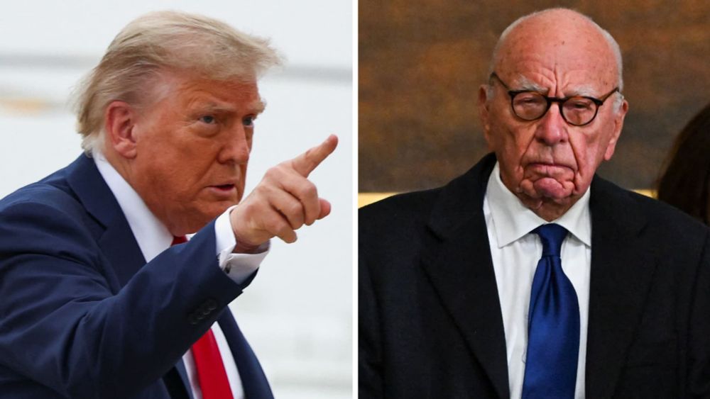 President Donald Trump is suing Rupert Murdoch over a Wall Street Journal article about a birthday letter Trump allegedly sent Jeffrey Epstein.