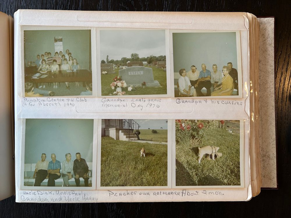 Family photo album 1970
