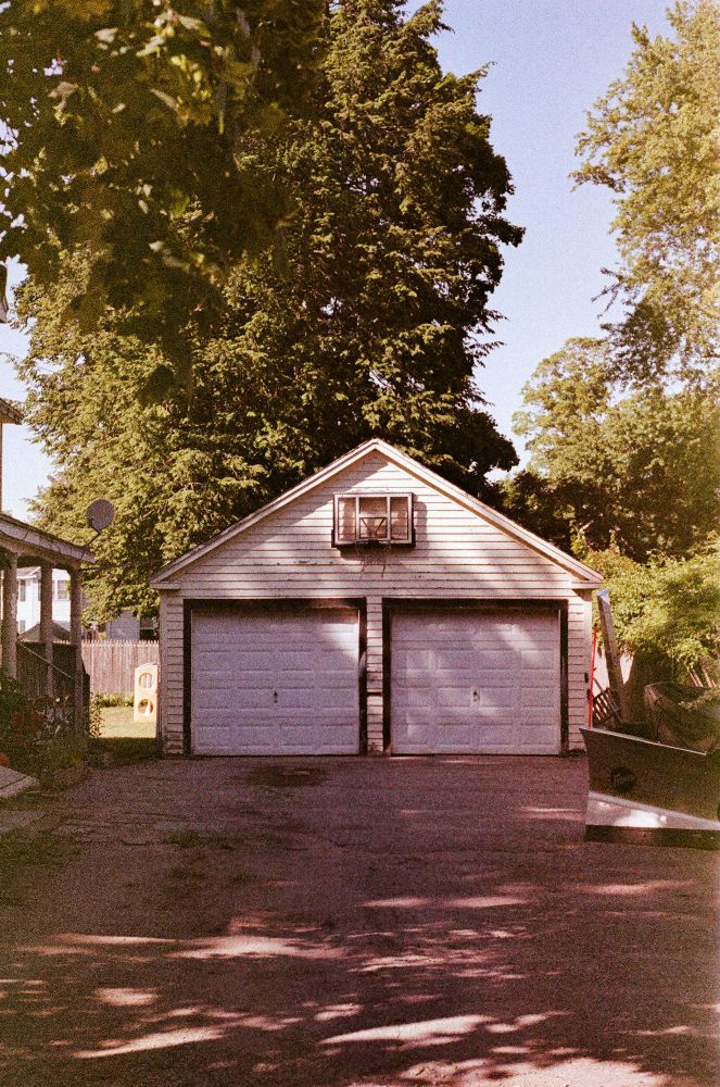 A garage shot on expired Fuji superia 400 film.