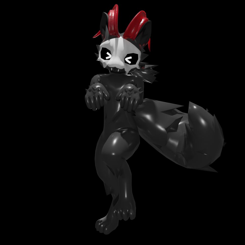 //A render in blender showing off will from head to toe. (no clothing alt.)