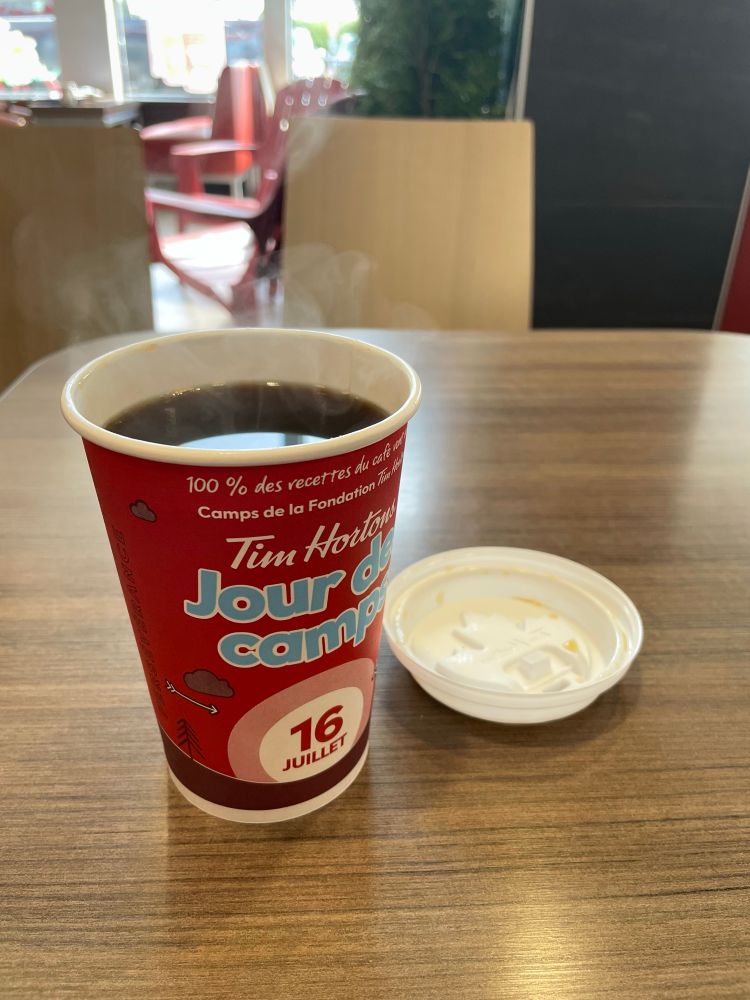 Tim Hortons coffee