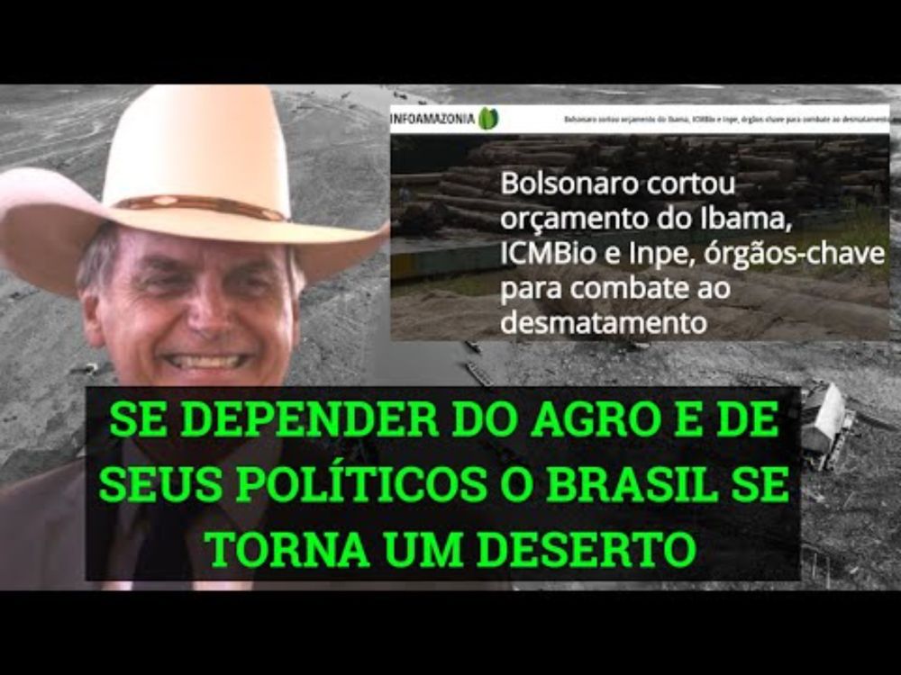 Se depender do agro, o Brasil vira deserto: Mais de 90% do desmatamento da Amazônia é para cria gado