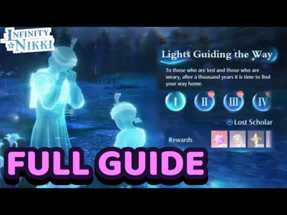 FULL GUIDE Lights Guiding the Way 💜 Ghosts escort in Infinity Nikki