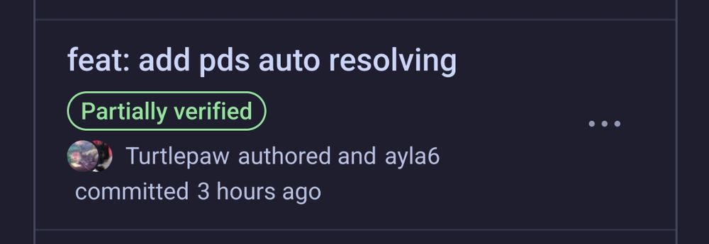 Commit: feat: add pds auto resolving