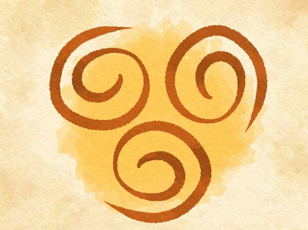 símbolo dos nomades do ar