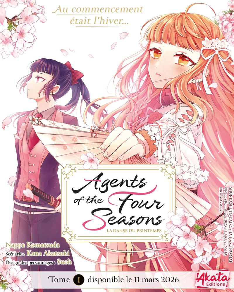Découvrez "Agents of the Four Seasons" en mars 2026 aux éditions Akata