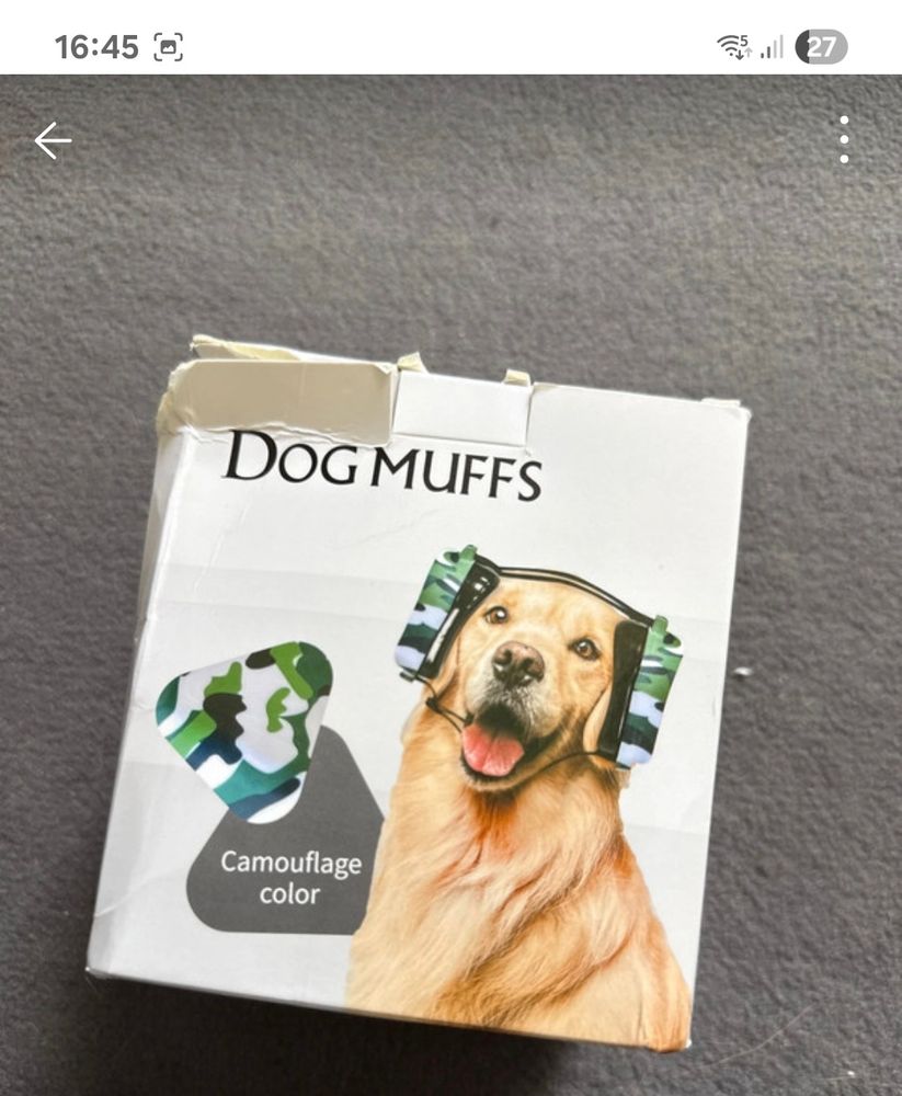 Ear protectors for dogs