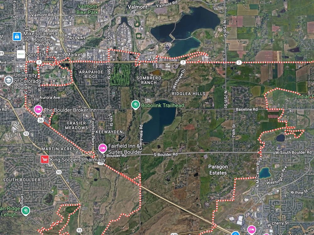 A Google Maps aerial image of the zip code.