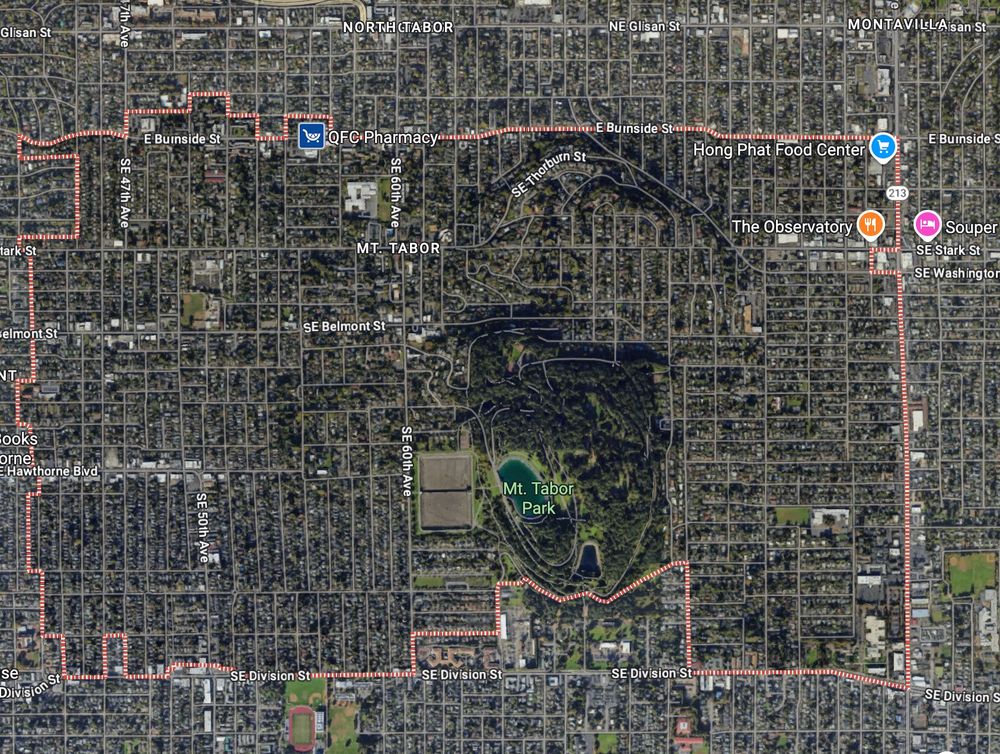 A Google Maps aerial image of the zip code.