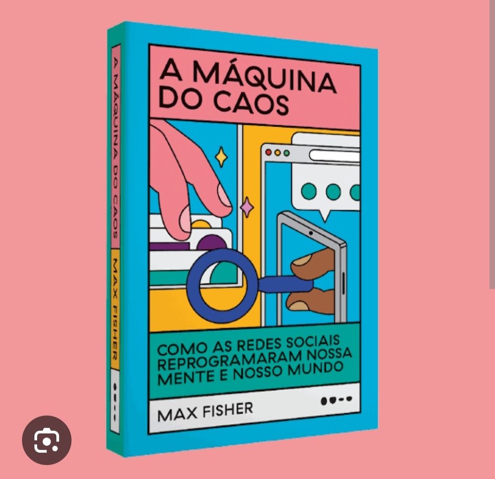 Foto do livro A Máquina do Caos do Max Fisher