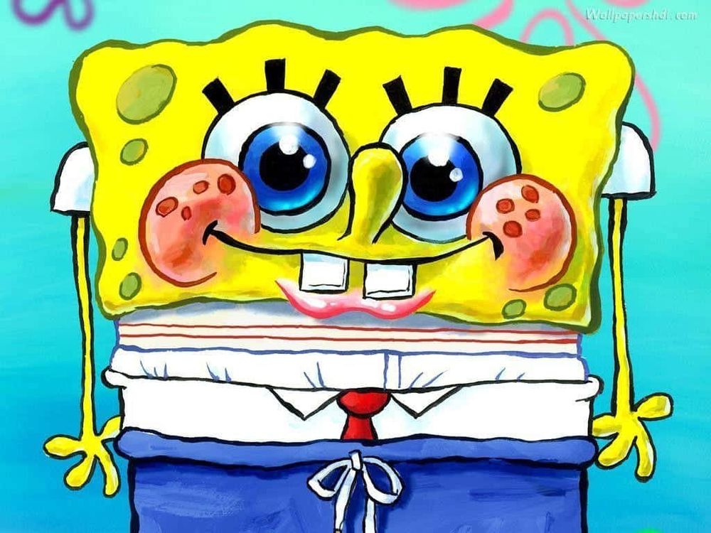 That one image of SpongeBob smiling with chubby, rosey cheeks and his clothes pulled way too far up.